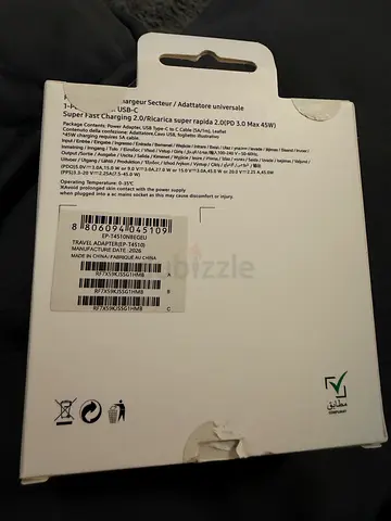 Samsung type c/c charger