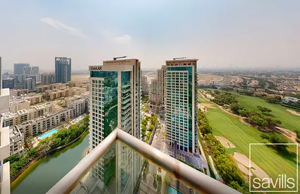Golf Course & Skyline Views | Balcony | High Floor