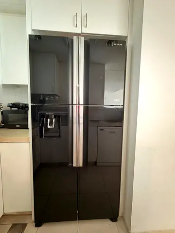 Hitachi French Door Fridge, Water Dispenser, Digital Panel – Like New