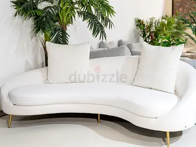 The ONE Arc sofa white