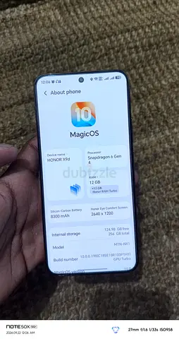 Honor X9d (MagicOS) - 12GB RAM, 256GB, Snapdragon 6 Gen 4 - Good Condition. 100% OK