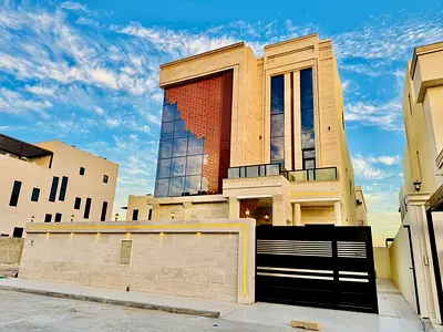فيلا مع مسبح تشطيب ممتاز علي طريق الشيخ محمد بن زايد