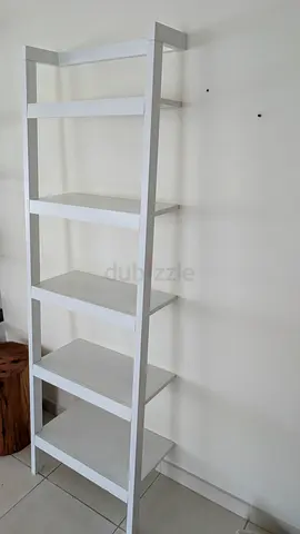 Leaning Ladder Shelf - Crate & Barrel Sawyer White - Urgent/moving out