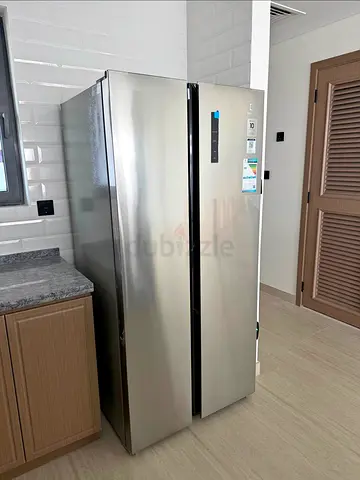 Electrolux Brand New Latest Model Side-by-Side Fridge and Freezer Stainless Steel Body 90cm