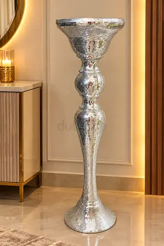 Stunning mirrored mosaic pedestal