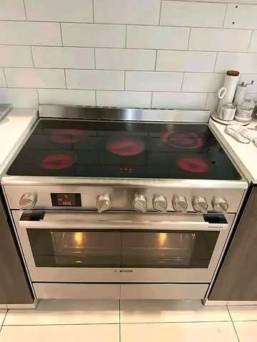 Bosch Stainless Steel Electric Range with Ceramic Hob and Oven