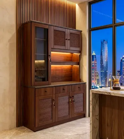 New Three door wooden Kitchen Cabinet Available