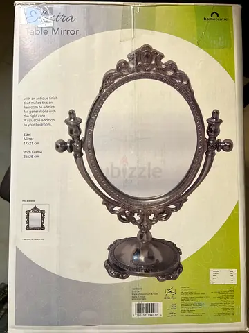 Table mirror 17x21cm with frame 26x36cm