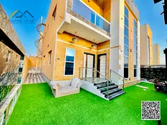 An exceptional residential rental opportunity in the Al Yasmeen area. A high-end, two-story villa fo