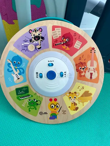 Baby Einstein Cal's Smart Sounds Symphony Magic Touch Wooden Electronic Activity Toy - 3 languages