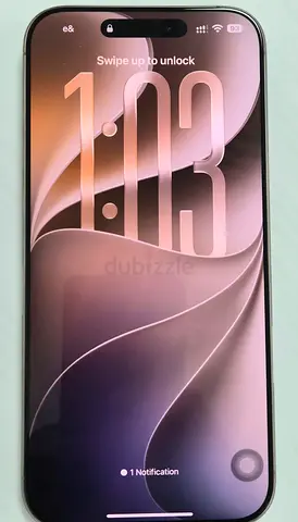 iPhone 16 Pro Max 256GB UAE good condition 92% Battery Desert Titanium Life time Protection sticker