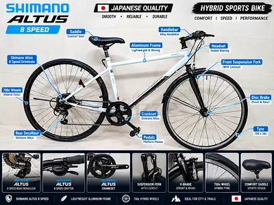 🚲 Hybrid Sports High-Quality Japanese Road Bike 🇯🇵