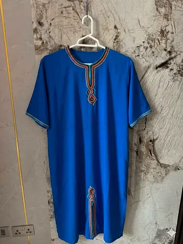 Blue moroccan dress 30 AED