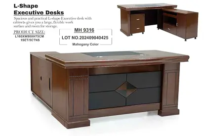 Brand New L shape wooden Office Table For Slae