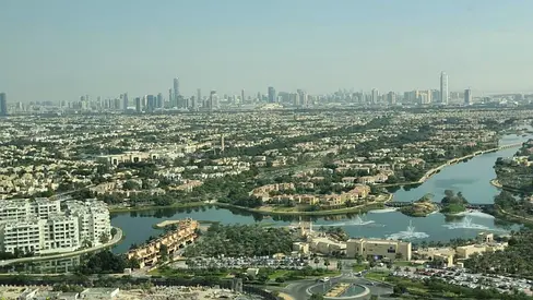 2 غرف نوم في الطابق العلوي | Goldcrest Views 2 | إطلالة على المارينا والأفق | غير مفروشة