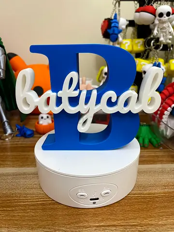 3D Printed Personalized Letter with Name