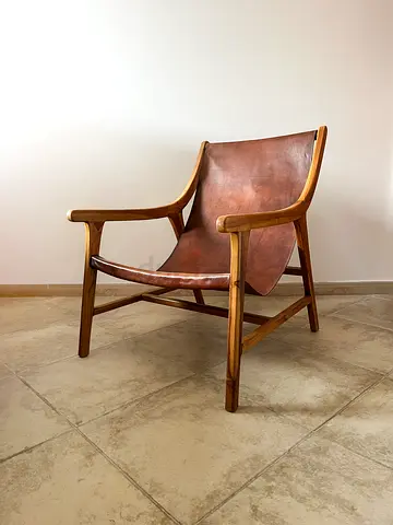 Wood Culture Sling Kiwi Lounge Chair