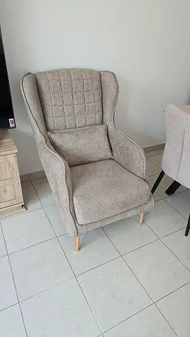 For sale: 2 new armchairs.
