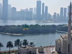 3BR Apartment in Al Majaz 1 with Full Sea View, Balcony, Master Maid Room, Kitchen Storage, 2 Parkin
