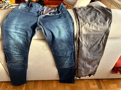 OJ Bluster moto jeans 48 | Kevlar + CE hip/knee armour | waterproof liner