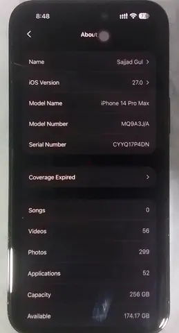iPhone 14 Pro Max 256GB - Good Condition, UAE