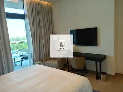 LAVISH SPACIOUS LUXURY LUSH FULLY FURNISHED BRAND NEW 2BHK 3 BATHROOMS CLOSED KITCHEN 2 BALCONY GREEN VIEW