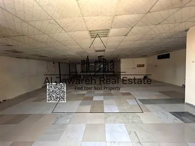 For annual rent: A distinctive warehouse with a mezzanine, suitable for all types of business activities, located in Ajman Industrial Area 1