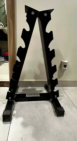 Dumbells rack with cover