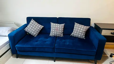 Blue 3-Seater Sofa for Sale – Excellent Con