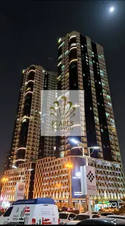 2BR apartment with hall in Al Waha Tower, 1800 sqft, 2 master, 2 baths, central AC, wardrobes, open 