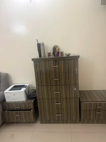 Excellent bed with lots of storage and tables