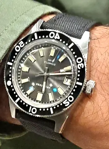 Seestern 62MAS 38MM Vintage-style men's dive watch
