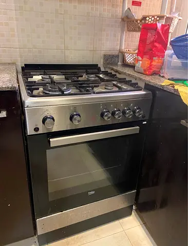 Beko 60×60cm 4 Burner Full Gas Cooker Range