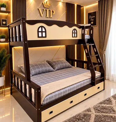 New Solid wood Family bunler bed Wih dawer Stoage Available