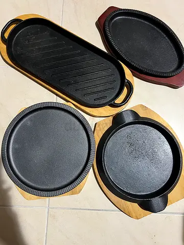 Sizzler plates 4 nos