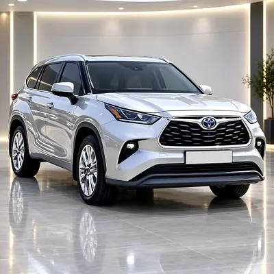 2023 TOYOTA HIGHLANDER VXR | GCC SPECS | SILVER / BEIGE | 78,000 KM