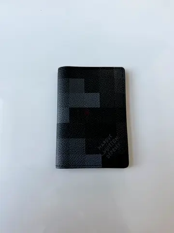 Louis Vuitton Pocket Organizer – Damier Graphite Giant (Pixel) – Discontinued, Like New, 100% Authen