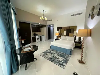 Newley Renovated Fully Furnished Studio including DEWA Wi-Fi Free Parking | MONTHLY at 5.5K Near Am