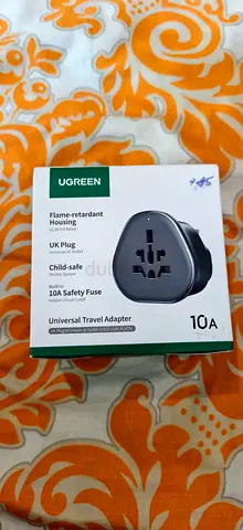 UGREEN Universal Travel Adapter (UK Plug) 10A - New in Box