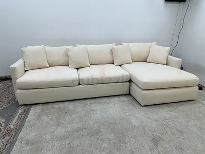 Same like new condition crate&barrel lshape sofa