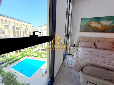 🏡✨ Fully Furnished Studio with Pool View | AED 4,800/Month | Al Mamsha