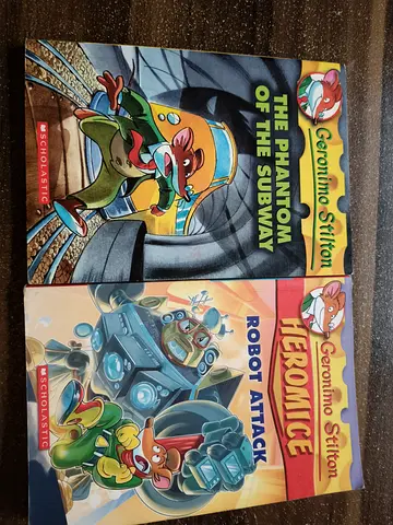 Geronimo Stilton: The Phantom of the Subway & Heromice Robot Attack (2 Kids Books)