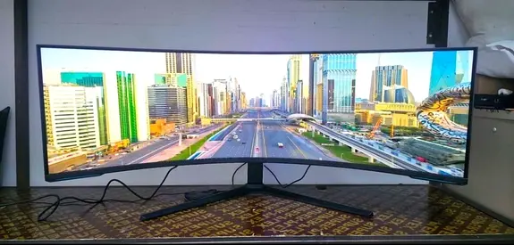 Samsung Odyssey Neo G9 57 inch 240Hz ultra wide curved monitor