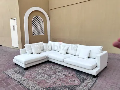 Marina home L shape Sofa Beige