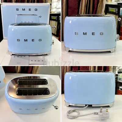SMEG 2-Slice Toaster - Pastel Blue, Excellent Condition