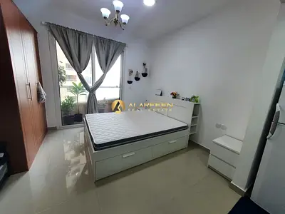استوديو مفروش | برج ليكسايد C | إطلالات الشرفة