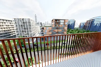 √ Corner Podium Unit with Direct Garden Access √