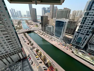 2BR في القصباء | إطلالة بحرية بانورامية | حمامين | باركن مجاني | مطبخ بإطلالة