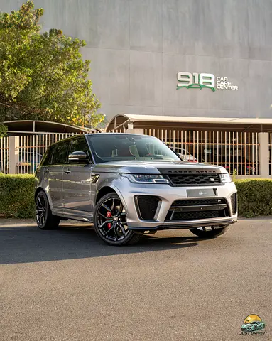 2022 RANGE ROVER SPORT SVR 5.0 V8 | 33,000 KM | GCC | WARRANTY UNTIL OCT 2027 | FULL CARBON