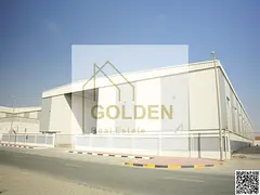Two Warehouses for Rent Together | 7,238 Sq. Ft. | 35 kW | Al Sajaa Industrial Area